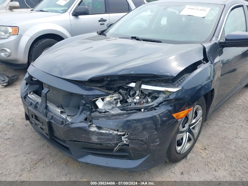 2018 Honda Civic Lx VIN: 2HGFC2F57JH600464 Lot: 39824486