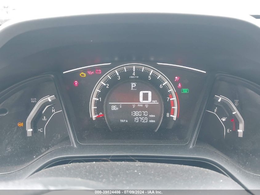 2018 Honda Civic Lx VIN: 2HGFC2F57JH600464 Lot: 39824486