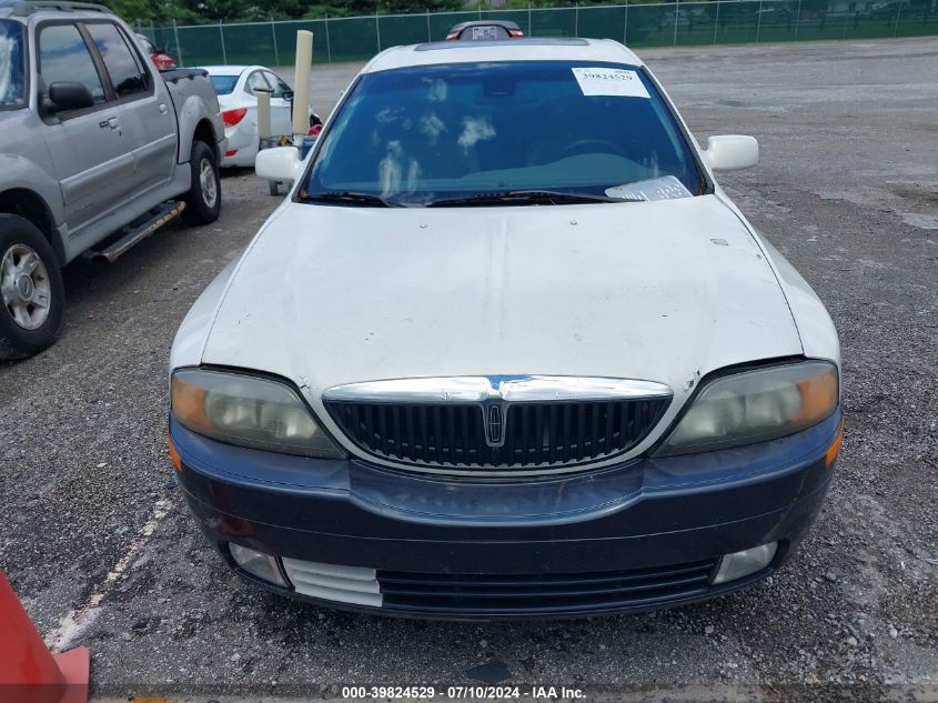 2001 Lincoln Ls V8 Auto VIN: 1LNHM87A11Y614915 Lot: 39824529