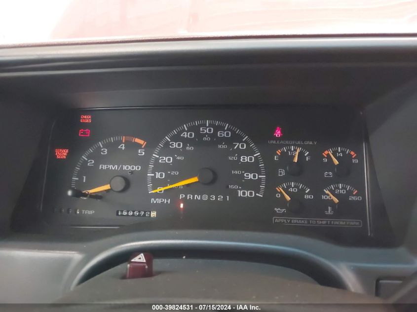 1995 Chevrolet Tahoe K1500 VIN: 1GNEK13K9SJ463939 Lot: 39824531