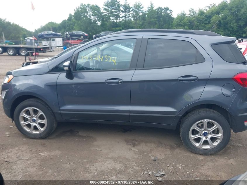 2022 Ford Ecosport Se VIN: MAJ6S3GL3NC468340 Lot: 39824532