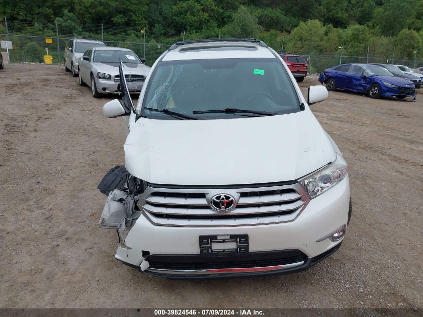 2013 Toyota Highlander Limited V6 VIN: 5TDDK3EH6DS264824 Lot: 39824546