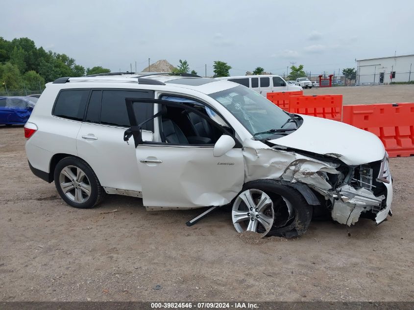 2013 Toyota Highlander Limited V6 VIN: 5TDDK3EH6DS264824 Lot: 39824546