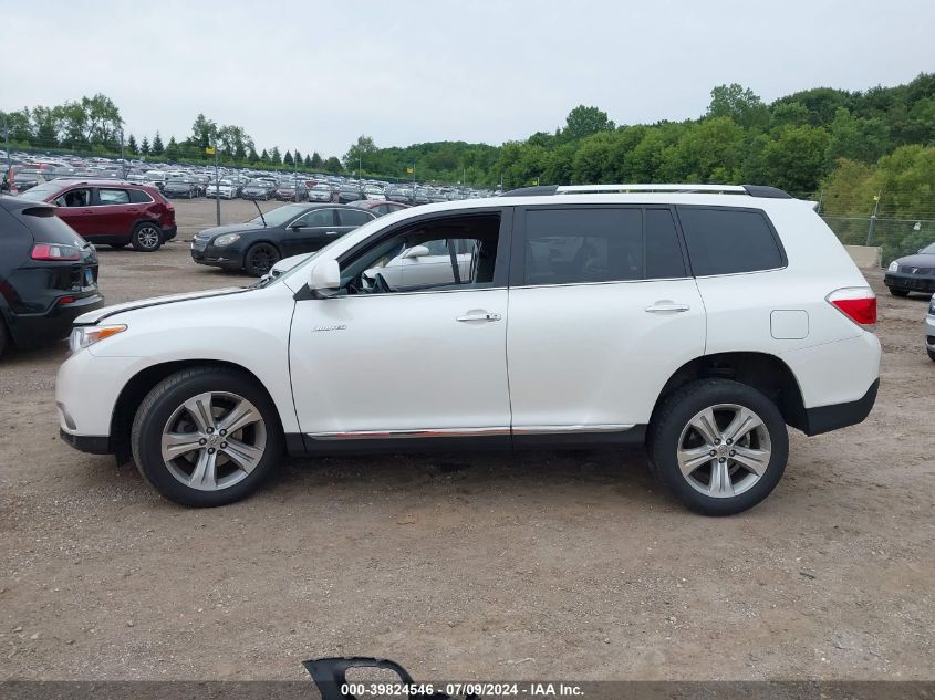 2013 Toyota Highlander Limited V6 VIN: 5TDDK3EH6DS264824 Lot: 39824546