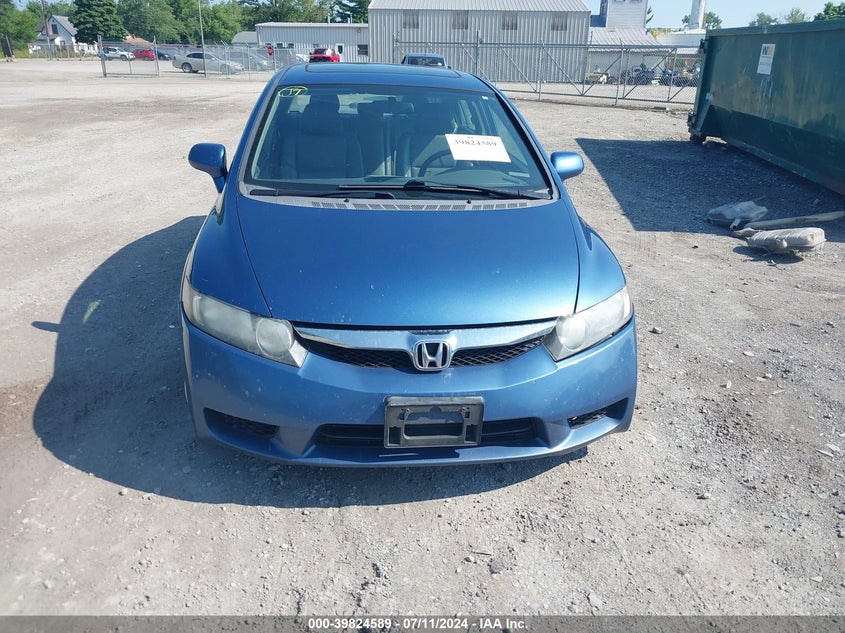 2009 Honda Civic Ex-L VIN: 19XFA16999E001056 Lot: 39824589