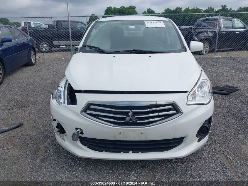 2019 Mitsubishi Mirage G4 G4 Es VIN: ML32F3FJ5KHF00206 Lot: 39824609