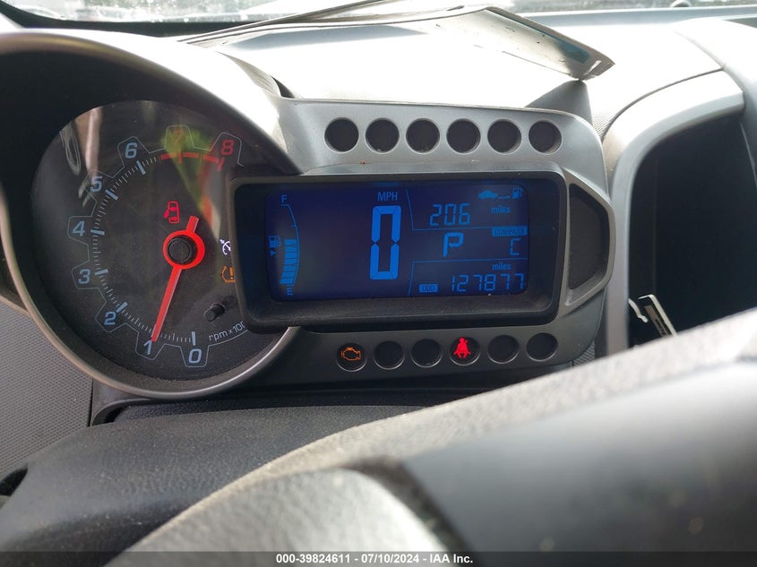 2013 Chevrolet Sonic Lt VIN: 1G1JC5SH4D4193742 Lot: 39824611