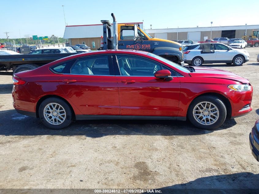 2013 Ford Fusion S VIN: 3FA6P0G73DR156392 Lot: 39824612