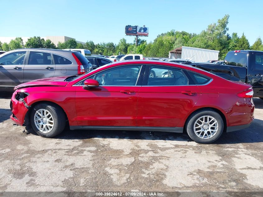 2013 Ford Fusion S VIN: 3FA6P0G73DR156392 Lot: 39824612