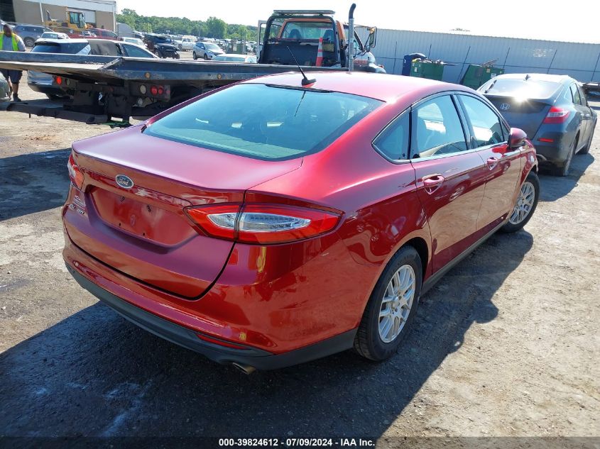 2013 Ford Fusion S VIN: 3FA6P0G73DR156392 Lot: 39824612