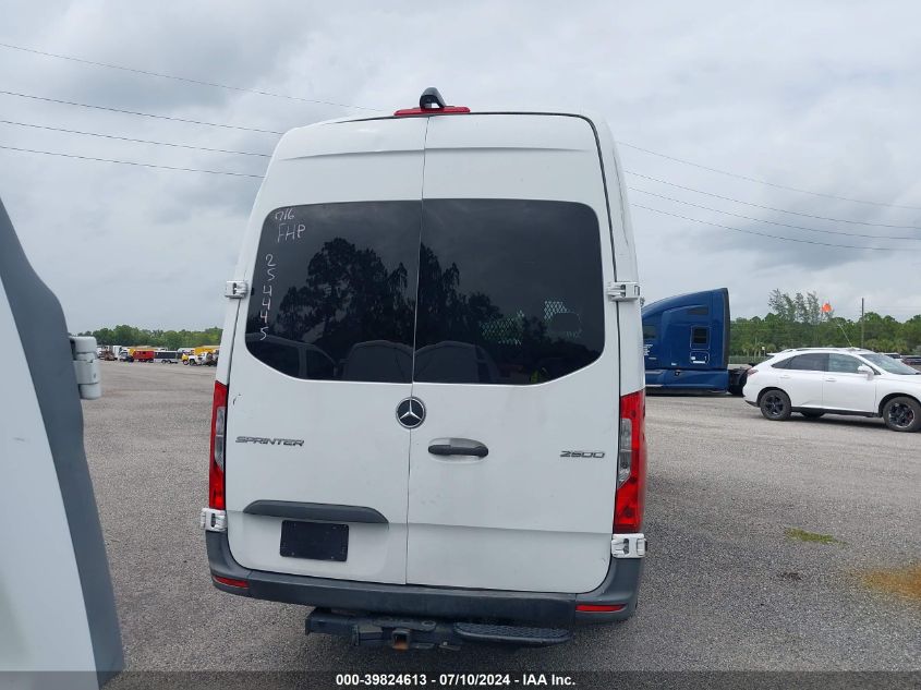 2020 Mercedes-Benz Sprinter 2500 High Roof V6 VIN: W1W4ECHY3LP254445 Lot: 39824613