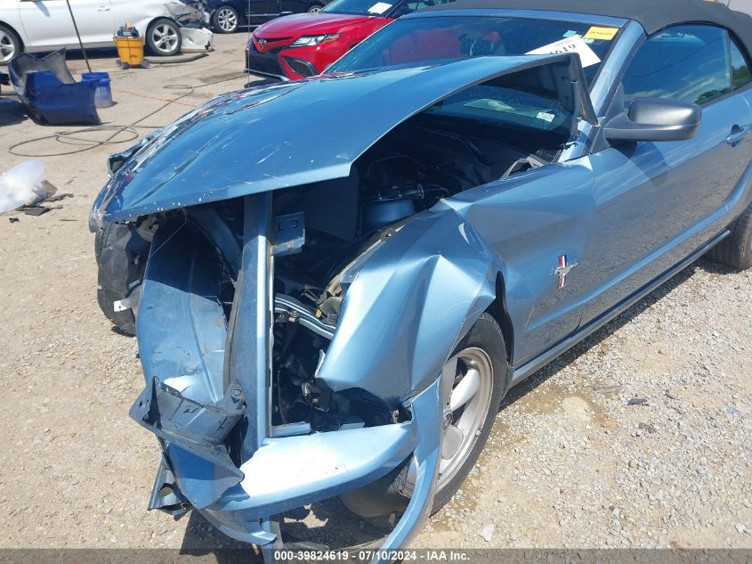 2007 Ford Mustang V6 Deluxe/V6 Premium VIN: 1ZVFT84N675272553 Lot: 39824619