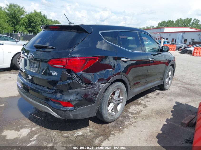 2018 Hyundai Santa Fe Sport 2.4L VIN: 5NMZTDLB1JH082941 Lot: 39824624