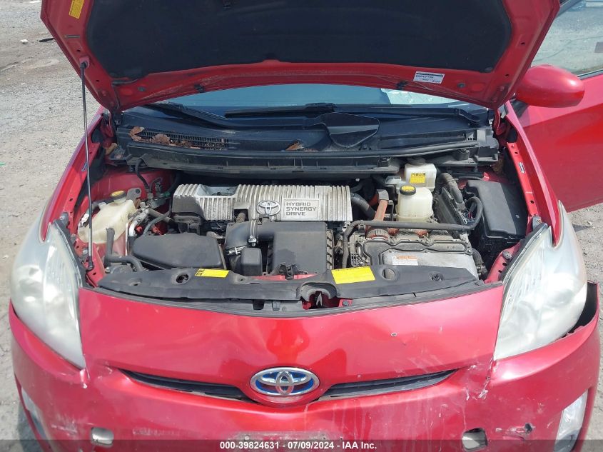 2011 Toyota Prius Two VIN: JTDKN3DU3B0289046 Lot: 39824631