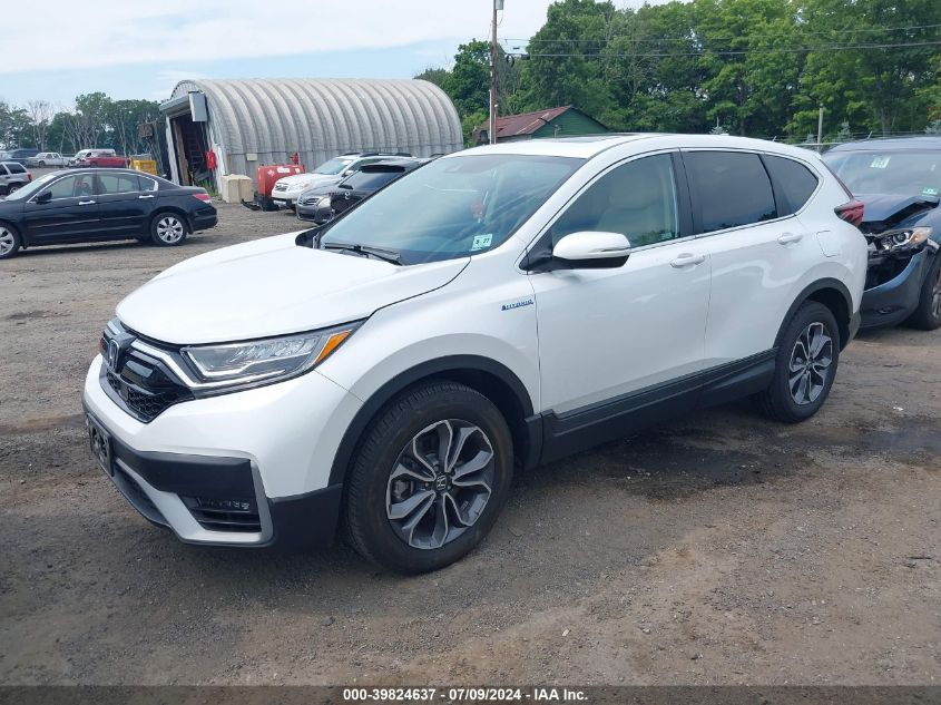 2022 HONDA CR-V HYBRID EX-L - 5J6RT6H81NL045847