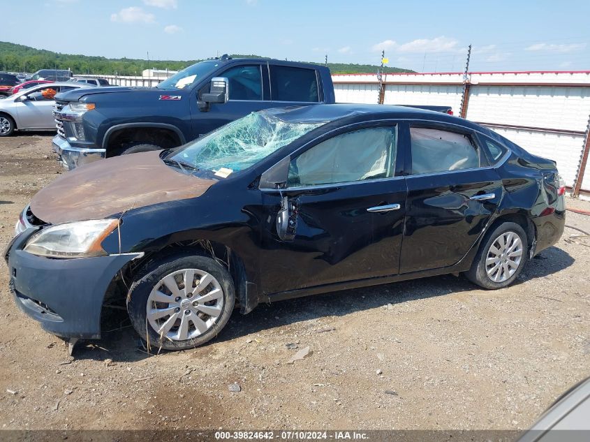 2015 Nissan Sentra Sv VIN: 3N1AB7AP6FL671352 Lot: 39824642