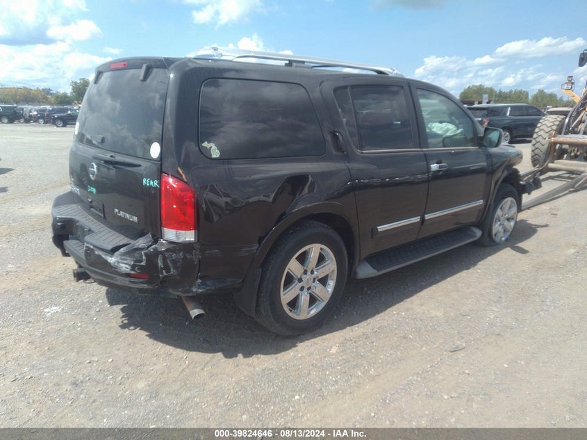 2014 Nissan Armada Platinum VIN: 5N1AA0NEXEN603730 Lot: 39824646