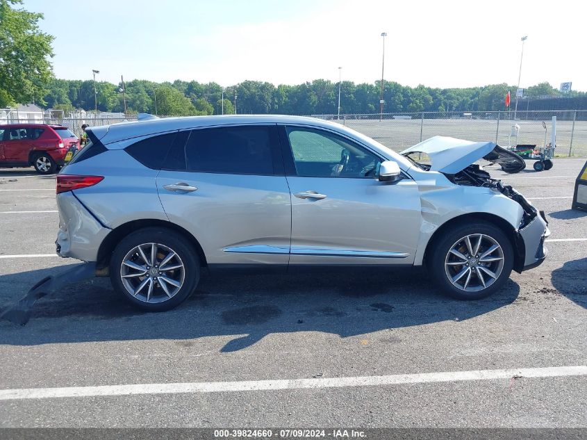 2020 Acura Rdx Technology VIN: 5J8TC2H50LL037232 Lot: 39824660