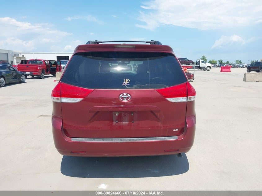 2014 Toyota Sienna Le V6 8 Passenger VIN: 5TDKK3DC5ES444231 Lot: 39824666