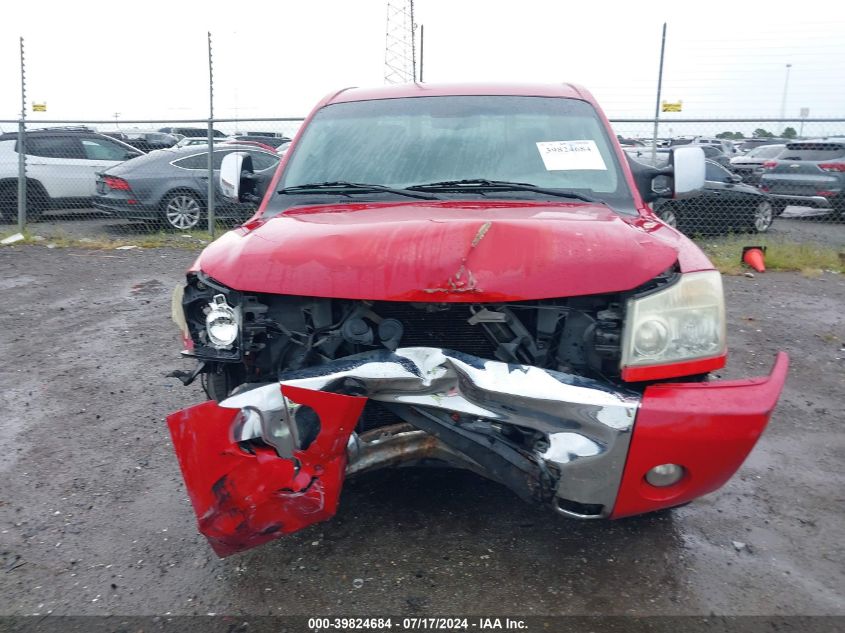 2005 Nissan Titan Se VIN: 1N6BA07A85N546556 Lot: 39824684