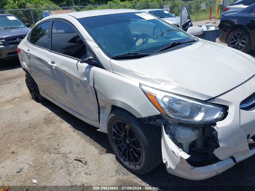 2016 Hyundai Accent Se VIN: KMHCT4AEXGU965839 Lot: 39824685