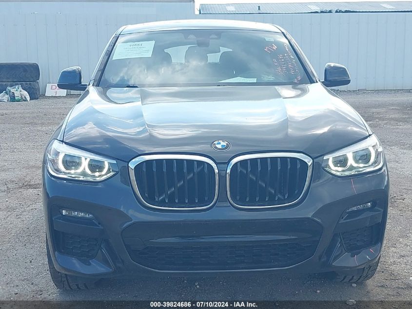 2020 BMW X4 xDrive30I VIN: 5UX2V1C06L9B77410 Lot: 39824686