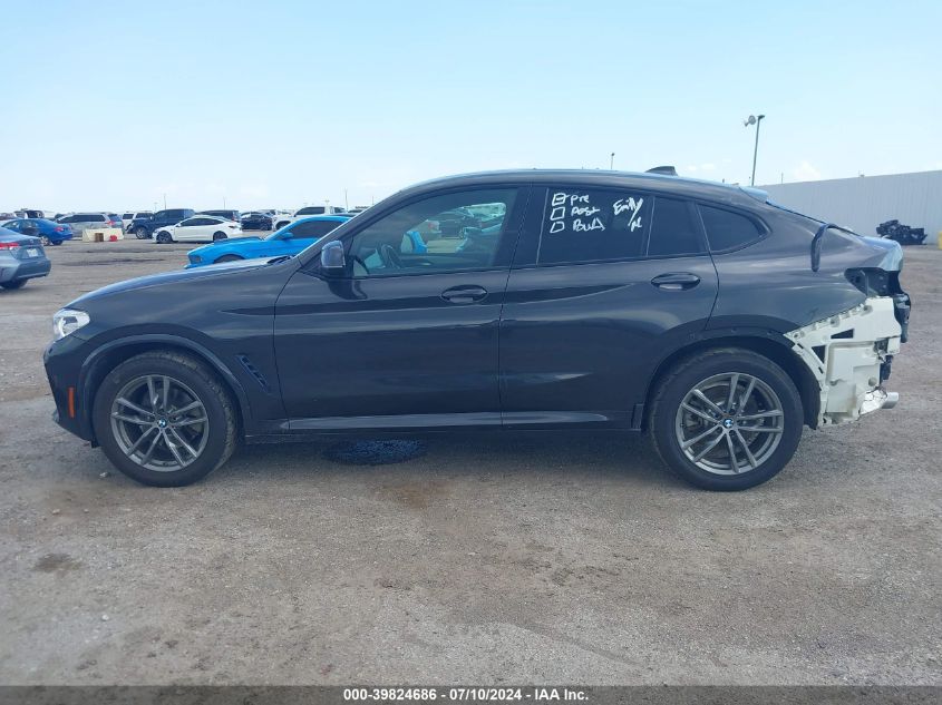 2020 BMW X4 xDrive30I VIN: 5UX2V1C06L9B77410 Lot: 39824686