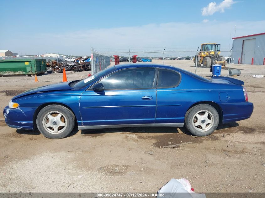 2004 Chevrolet Monte Carlo Ls VIN: 2G1WW12E449205719 Lot: 39824747