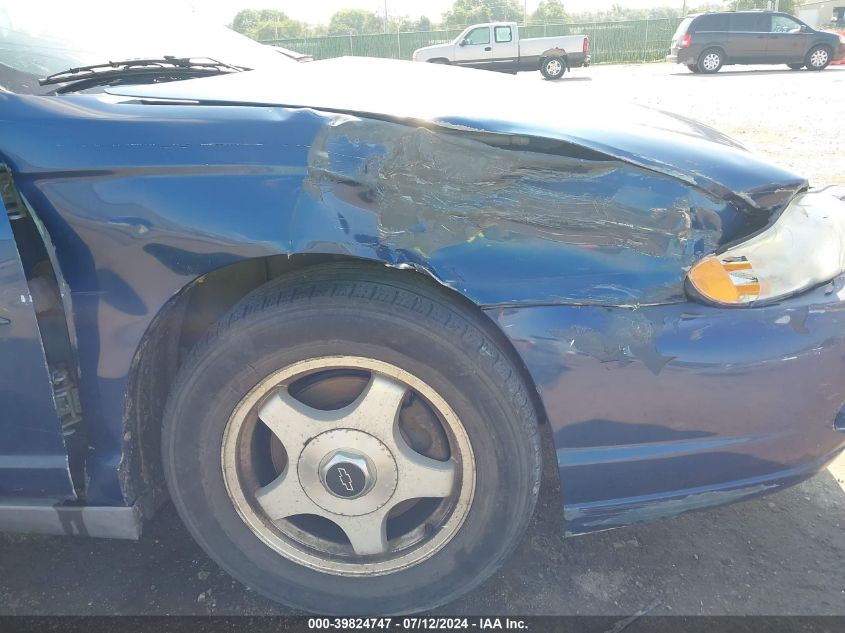 2004 Chevrolet Monte Carlo Ls VIN: 2G1WW12E449205719 Lot: 39824747