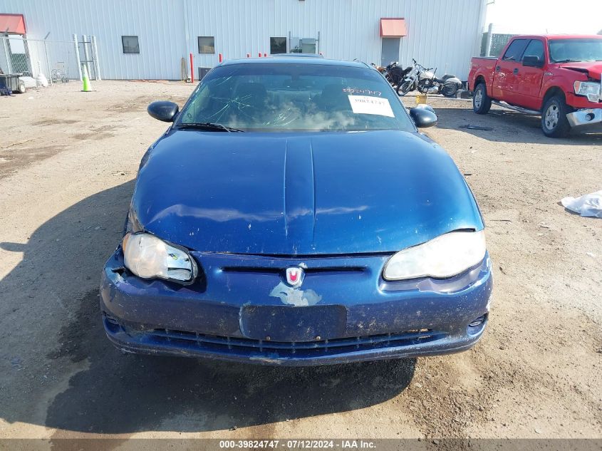 2004 Chevrolet Monte Carlo Ls VIN: 2G1WW12E449205719 Lot: 39824747