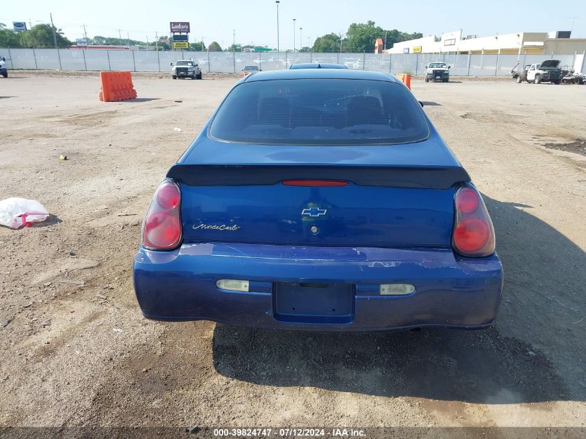 2004 Chevrolet Monte Carlo Ls VIN: 2G1WW12E449205719 Lot: 39824747