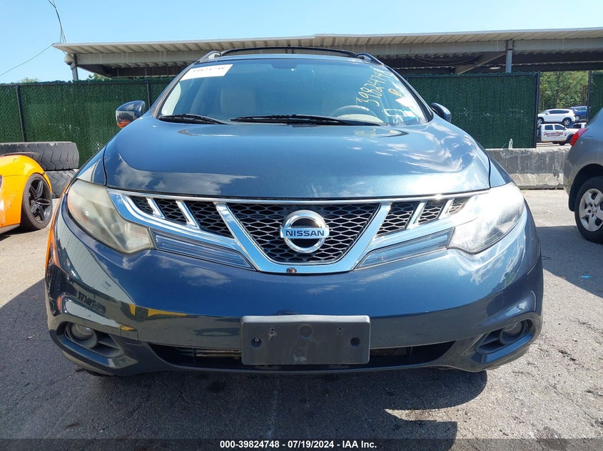 2012 Nissan Murano Le VIN: JN8AZ1MW1CW218906 Lot: 39824748
