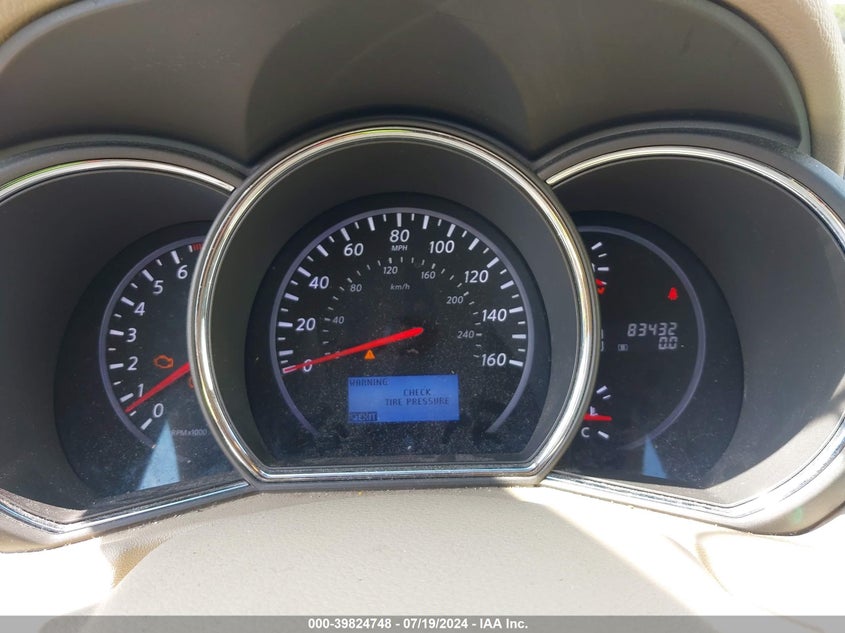 2012 Nissan Murano Le VIN: JN8AZ1MW1CW218906 Lot: 39824748