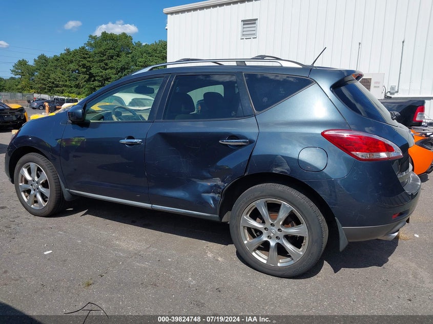 2012 Nissan Murano Le VIN: JN8AZ1MW1CW218906 Lot: 39824748