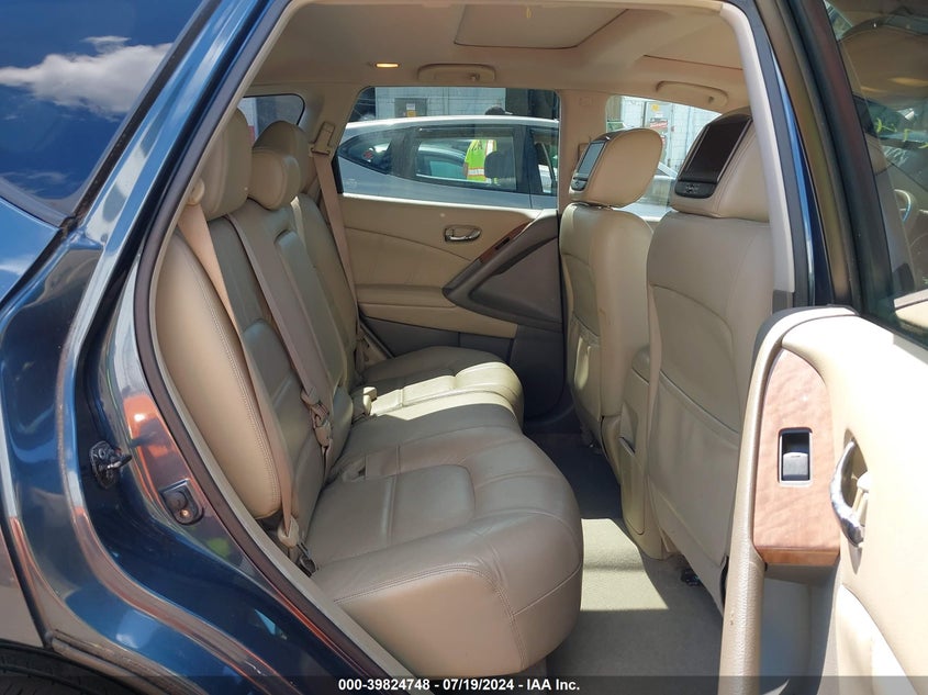 2012 Nissan Murano Le VIN: JN8AZ1MW1CW218906 Lot: 39824748
