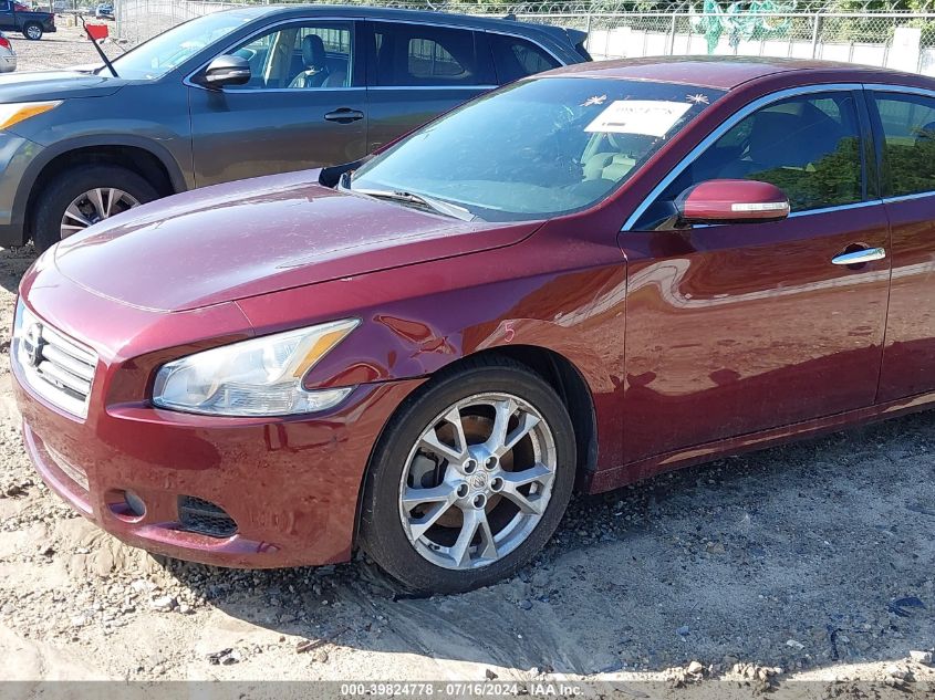 2012 Nissan Maxima 3.5 Sv VIN: 1N4AA5AP3CC825887 Lot: 39824778