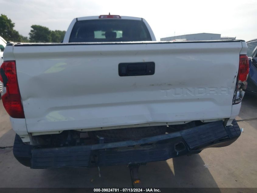 2020 Toyota Tundra Sr VIN: 5TFTY5F17LX011415 Lot: 39824781