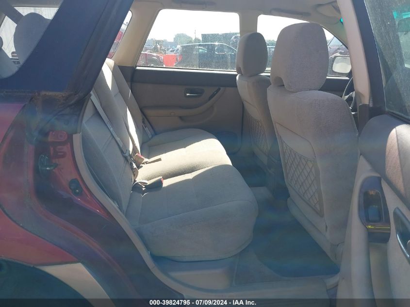 2002 Subaru Outback VIN: 4S3BH665X27653971 Lot: 39824795