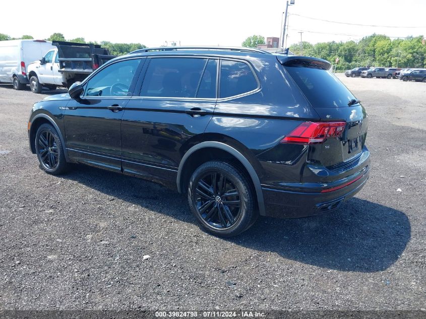 2022 VOLKSWAGEN TIGUAN 2.0T SE R-LINE BLACK - 3VV8B7AX8NM142295