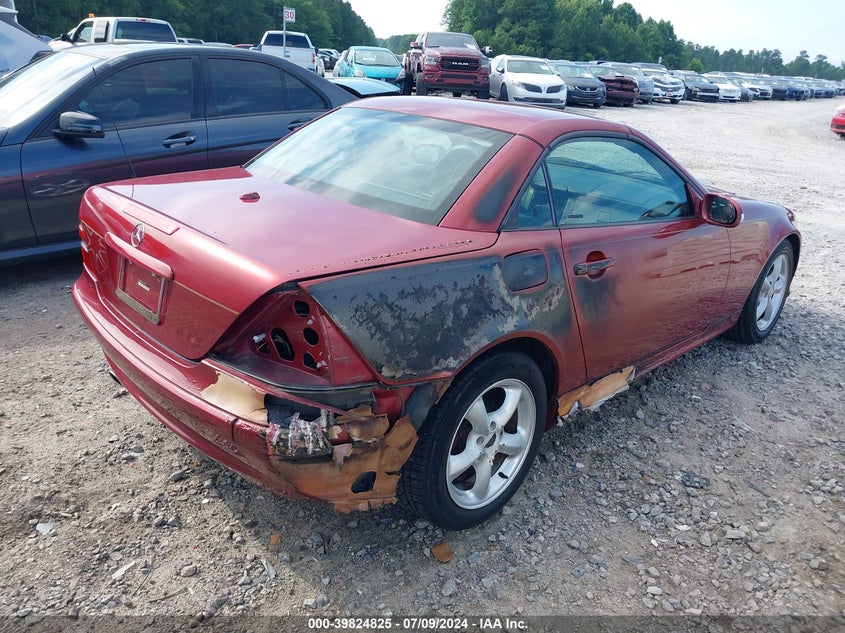 2001 Mercedes-Benz Slk 320 VIN: WDBKK65F91F197234 Lot: 39824825
