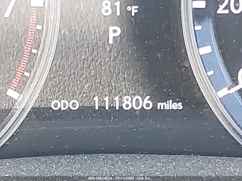 2013 Lexus Gs 350 VIN: JTHBE1BL1D5020739 Lot: 39824834