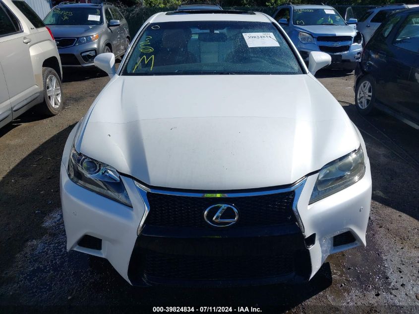 2013 Lexus Gs 350 VIN: JTHBE1BL1D5020739 Lot: 39824834
