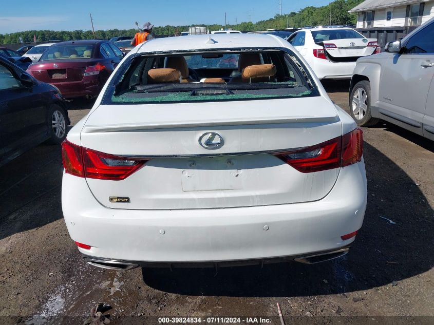 2013 Lexus Gs 350 VIN: JTHBE1BL1D5020739 Lot: 39824834