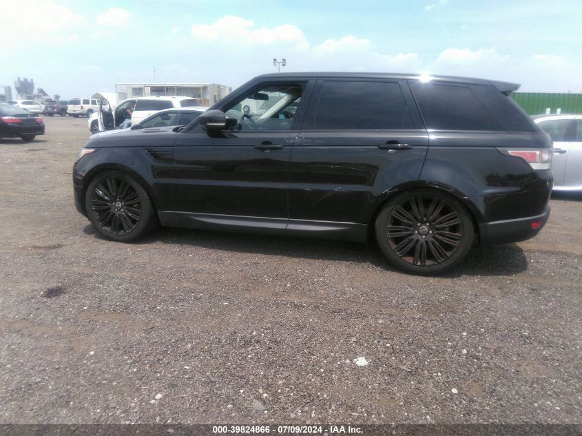 2014 Land Rover Range Rover Sport 3.0L V6 Supercharged Hse VIN: SALWR2WF8EA311399 Lot: 39824866