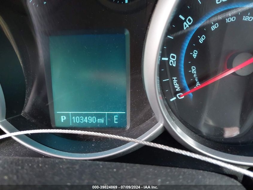 2012 Chevrolet Cruze Eco VIN: 1G1PJ5SC5C7312285 Lot: 39824869