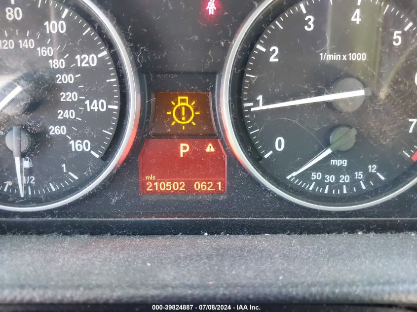 2011 BMW 328I VIN: WBAPH5C58BA444376 Lot: 39824887