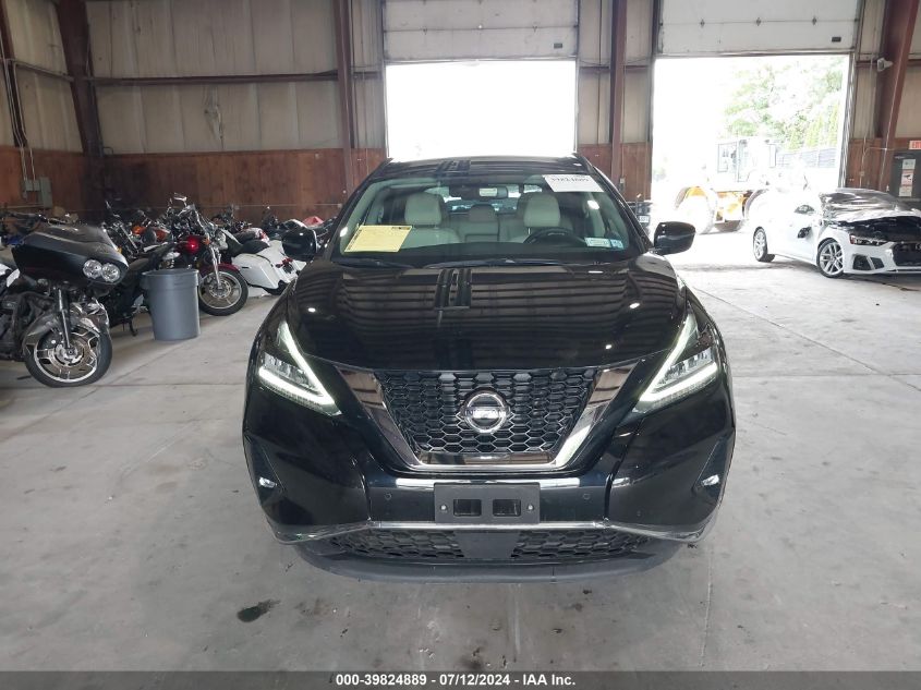 2022 Nissan Murano Sv Intelligent Awd VIN: 5N1AZ2BS5NC126893 Lot: 39824889