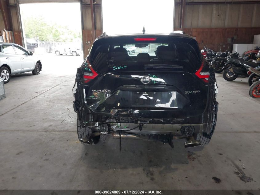 2022 Nissan Murano Sv Intelligent Awd VIN: 5N1AZ2BS5NC126893 Lot: 39824889