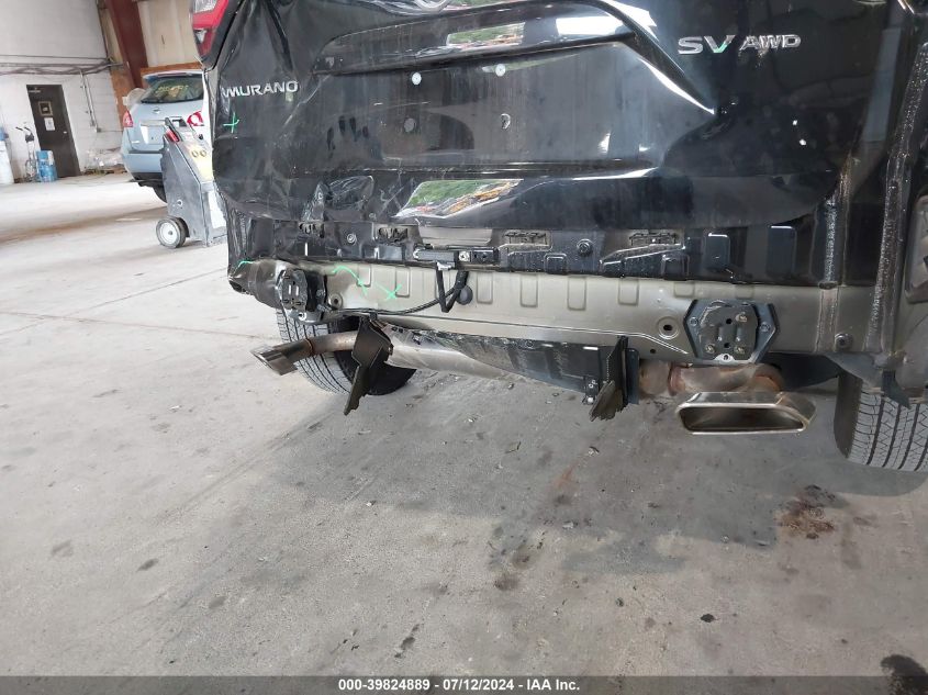 2022 Nissan Murano Sv Intelligent Awd VIN: 5N1AZ2BS5NC126893 Lot: 39824889