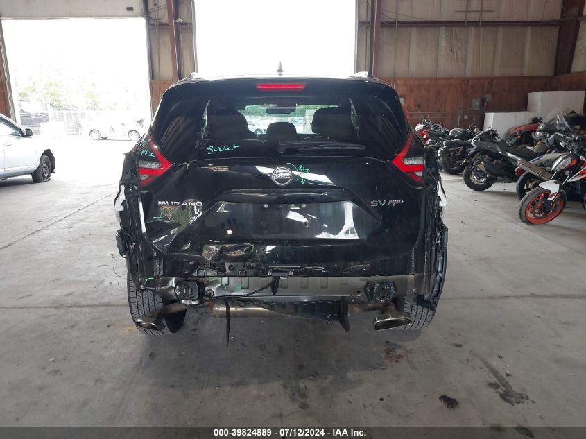 2022 Nissan Murano Sv Intelligent Awd VIN: 5N1AZ2BS5NC126893 Lot: 39824889